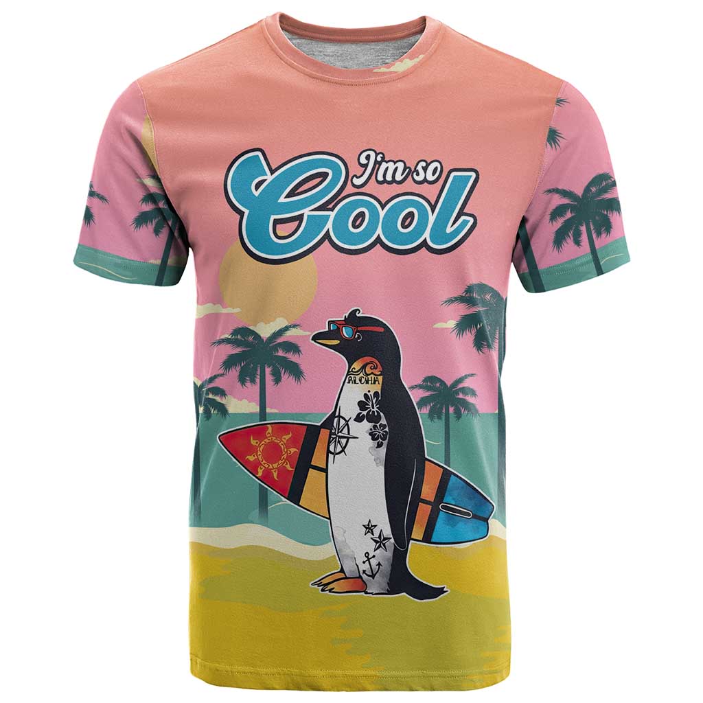 Penguin Im So Cool Christmas T Shirt Xmas Holiday Patterns - Wonder Print Shop