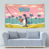 Penguin Im So Cool Christmas Tapestry Xmas Holiday Patterns - Wonder Print Shop