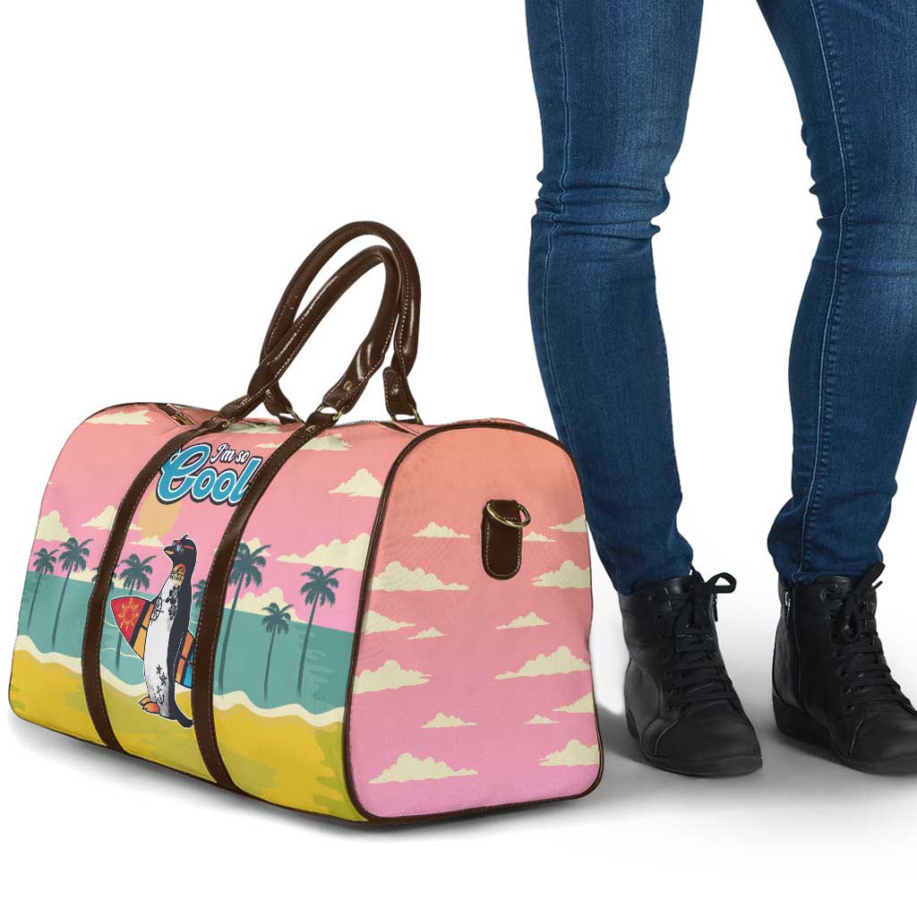 Penguin Im So Cool Christmas Travel Bag Xmas Holiday Patterns - Wonder Print Shop