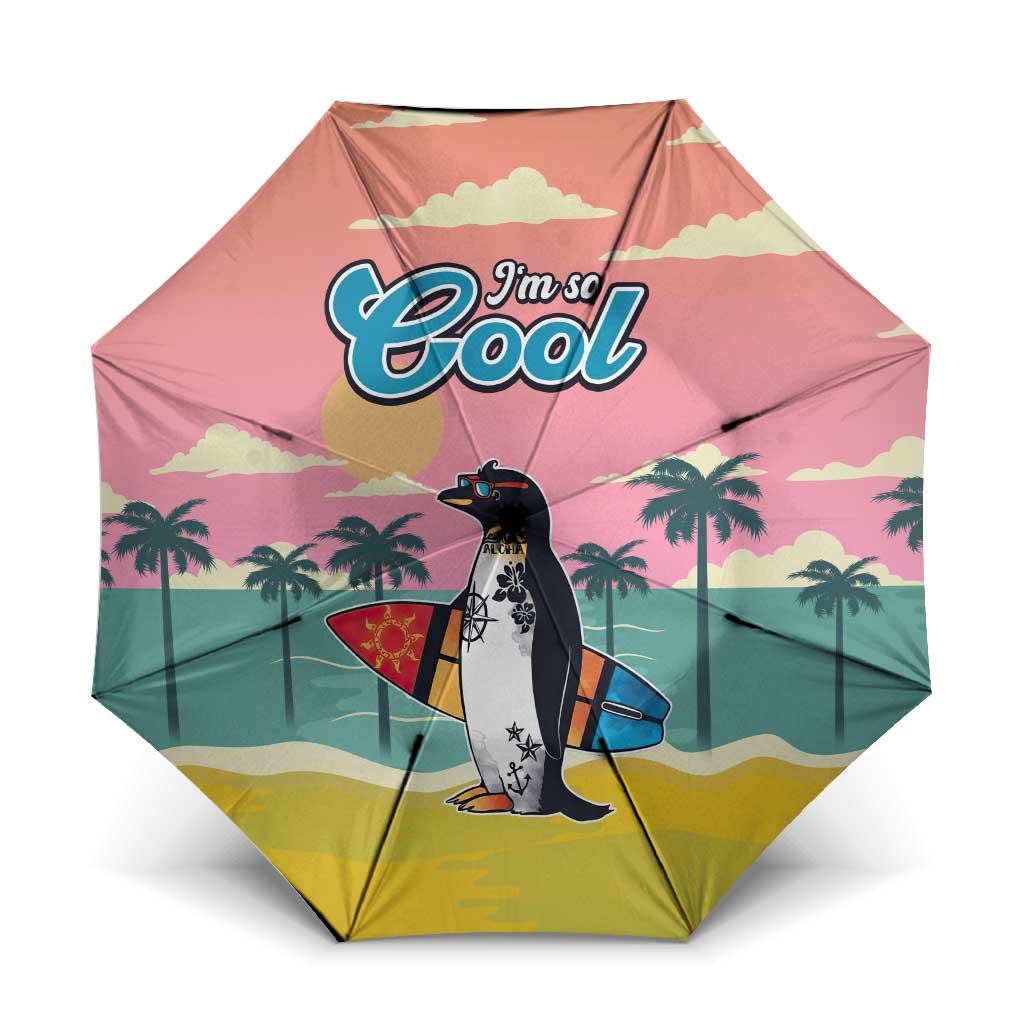 Penguin Im So Cool Christmas Umbrella Xmas Holiday Patterns - Wonder Print Shop
