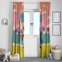 Penguin Im So Cool Christmas Window Curtain Xmas Holiday Patterns - Wonder Print Shop