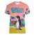 Penguin Im So Cool Christmas Women V-Neck T-Shirt Xmas Holiday Patterns - Wonder Print Shop