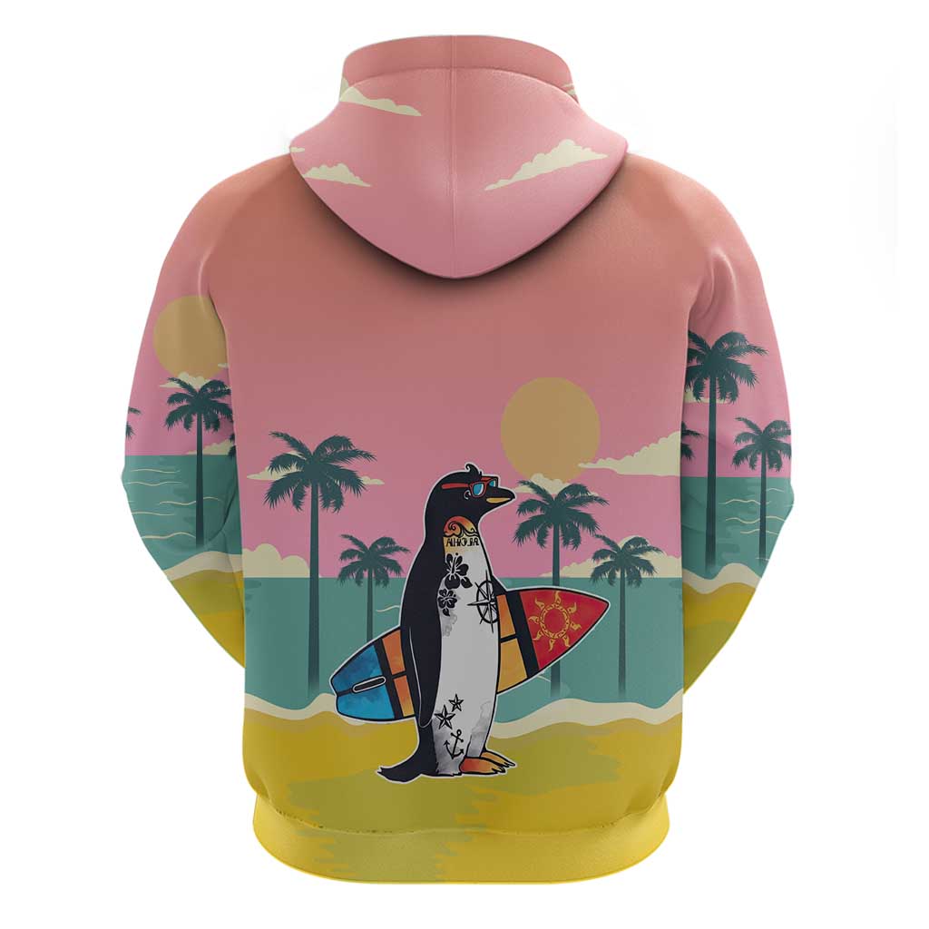 Penguin Im So Cool Christmas Zip Hoodie Xmas Holiday Patterns - Wonder Print Shop