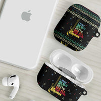 Christmas Vintage Guitar AirPods Case Xmas Holiday Patterns - Wonder Print Shop
