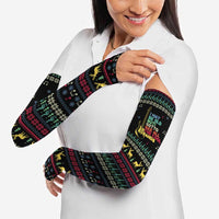 Christmas Vintage Guitar Arm Sleeves Xmas Holiday Patterns - Wonder Print Shop