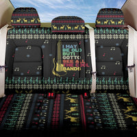 Christmas Vintage Guitar Back Car Seat Cover Xmas Holiday Patterns - Wonder Print Shop
