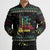 Christmas Vintage Guitar Bomber Puffer Jacket Xmas Holiday Patterns - Wonder Print Shop
