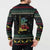 Christmas Vintage Guitar Button Sweatshirt Xmas Holiday Patterns - Wonder Print Shop