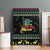 Christmas Vintage Guitar Canvas Wall Art Xmas Holiday Patterns - Wonder Print Shop