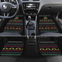 Christmas Vintage Guitar Car Mats Xmas Holiday Patterns - Wonder Print Shop