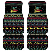 Christmas Vintage Guitar Car Mats Xmas Holiday Patterns - Wonder Print Shop