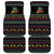 Christmas Vintage Guitar Car Mats Xmas Holiday Patterns - Wonder Print Shop