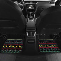 Christmas Vintage Guitar Car Mats Xmas Holiday Patterns - Wonder Print Shop