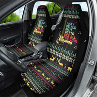 Christmas Vintage Guitar Car Seat Cover Xmas Holiday Patterns - Wonder Print Shop