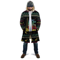 Christmas Vintage Guitar Cloak Xmas Holiday Patterns - Wonder Print Shop