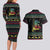 Christmas Vintage Guitar Couples Matching Long Sleeve Bodycon Dress and Hawaiian Shirt Xmas Holiday Patterns - Wonder Print Shop