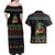Christmas Vintage Guitar Couples Matching Off Shoulder Maxi Dress and Hawaiian Shirt Xmas Holiday Patterns - Wonder Print Shop