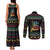 Christmas Vintage Guitar Couples Matching Tank Maxi Dress and Long Sleeve Button Shirt Xmas Holiday Patterns - Wonder Print Shop