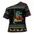 Christmas Vintage Guitar Cross Shoulder Shirt Xmas Holiday Patterns - Wonder Print Shop