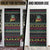 Christmas Vintage Guitar Door Cover Xmas Holiday Patterns - Wonder Print Shop