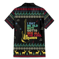 Christmas Vintage Guitar Family Matching Mermaid Dress and Hawaiian Shirt Xmas Holiday Patterns - Wonder Print Shop