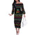 Christmas Vintage Guitar Family Matching Off The Shoulder Long Sleeve Dress and Hawaiian Shirt Xmas Holiday Patterns - Wonder Print Shop
