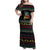 Christmas Vintage Guitar Family Matching Off Shoulder Maxi Dress and Hawaiian Shirt Xmas Holiday Patterns - Wonder Print Shop