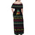 Christmas Vintage Guitar Family Matching Off Shoulder Maxi Dress and Hawaiian Shirt Xmas Holiday Patterns - Wonder Print Shop