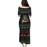 Christmas Vintage Guitar Family Matching Puletasi and Hawaiian Shirt Xmas Holiday Patterns - Wonder Print Shop