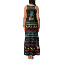 Christmas Vintage Guitar Family Matching Tank Maxi Dress and Hawaiian Shirt Xmas Holiday Patterns - Wonder Print Shop