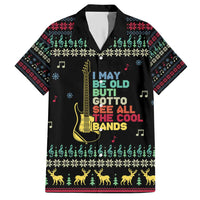 Christmas Vintage Guitar Hawaiian Shirt Xmas Holiday Patterns - Wonder Print Shop
