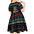 Christmas Vintage Guitar Kid Short Sleeve Dress Xmas Holiday Patterns - Wonder Print Shop