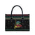 Christmas Vintage Guitar Leather Bag Xmas Holiday Patterns - Wonder Print Shop