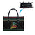 Christmas Vintage Guitar Leather Bag Xmas Holiday Patterns - Wonder Print Shop