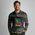Christmas Vintage Guitar Long Sleeve Polo Shirt Xmas Holiday Patterns - Wonder Print Shop