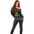 Christmas Vintage Guitar Off Shoulder Sweater Xmas Holiday Patterns - Wonder Print Shop
