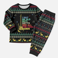 Christmas Vintage Guitar Christmas Pajama Set Xmas Holiday Patterns - Wonder Print Shop