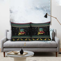 Christmas Vintage Guitar Pillow Cover Xmas Holiday Patterns - Wonder Print Shop
