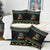 Christmas Vintage Guitar Pillow Cover Xmas Holiday Patterns - Wonder Print Shop