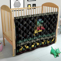 Christmas Vintage Guitar Quilt Xmas Holiday Patterns - Wonder Print Shop