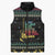 Christmas Vintage Guitar Sleeveless Puffer Jacket Xmas Holiday Patterns - Wonder Print Shop