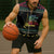Christmas Vintage Guitar Sleeveless Zip Hoodie Xmas Holiday Patterns - Wonder Print Shop