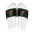 Christmas Vintage Guitar Slide Sandals Xmas Holiday Patterns - Wonder Print Shop