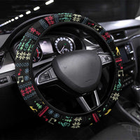 Christmas Vintage Guitar Steering Wheel Cover Xmas Holiday Patterns - Wonder Print Shop