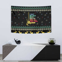 Christmas Vintage Guitar Tapestry Xmas Holiday Patterns - Wonder Print Shop