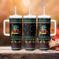 Christmas Vintage Guitar Tumbler With Handle Xmas Holiday Patterns - Wonder Print Shop