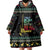 Christmas Vintage Guitar Wearable Blanket Hoodie Xmas Holiday Patterns - Wonder Print Shop