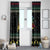 Christmas Vintage Guitar Window Curtain Xmas Holiday Patterns - Wonder Print Shop