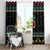 Christmas Vintage Guitar Window Curtain Xmas Holiday Patterns - Wonder Print Shop