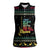 Christmas Vintage Guitar Women Sleeveless Polo Shirt Xmas Holiday Patterns - Wonder Print Shop
